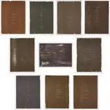 Ugo Rondinone, Poems, 2006, The complete set of 10 woodcuts, on Velin D'Arches paper, with full margins,