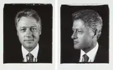 Chuck Close, Unititled (President Clinton) Diptych, from Freedom of Expression, 1996, The complete set of two digital iris prints, on Somerset paper, with full margins,