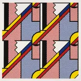 Roy Lichtenstein, Modern Print, 1971, lithograph and screenprint on paper