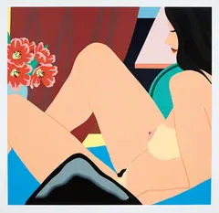 Helen Nude by Tom Wesselmann, 1981, Screenprint in colors, on wove paper, with full margins,, sold Oct 2014