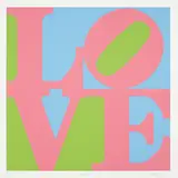 Roses, from Garden of Love by Robert Indiana, 1982, Screenprint in colors, on Fabriano paper, with full margins,, sold Oct 2014