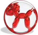 Jeff Koons, Balloon Dog (Red), 1995, Porcelain multiple painted in chrome,