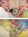 727-727; and 727-272 by Takashi Murakami, 2006, Two offset lithographs in colors, on smooth wove paper, with full margins,, sold Oct 2014