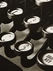 Ralph Steiner, Typewriter Keys, 1921, Gelatin silver print, printed 1977