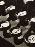 Ralph Steiner, Typewriter Keys, 1921, Gelatin silver print, printed 1977