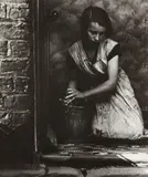 Young housewife, Bethnal Green, London by Bill Brandt, 1937, Gelatin silver print, printed later, sold Apr 2014