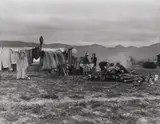 Dorothea Lange, Family at Settlement