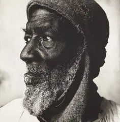 Old Man (Dahomey) by Irving Penn, 1967, Platinum palladium print, printed 1985, sold Apr 2014