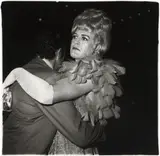 Diane Arbus, Two men dancing at a drag ball, N.Y.C, 1970, Gelatin silver print, printed later by Neil Selkirk