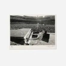 Elton John, Dodgers Stadium, Howling by Terry O'Neill, gelatin silver print, sold Mar 2026