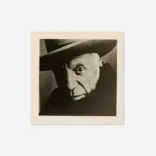 Irving Penn, Pablo Picasso at La Californie, Cannes, gelatin silver print