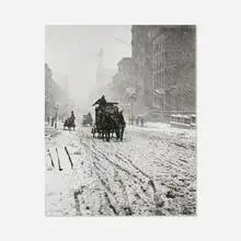 Alfred Stieglitz, Winter, Fifth Avenue, gelatin silver print