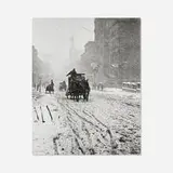 Alfred Stieglitz, Winter, Fifth Avenue, gelatin silver print