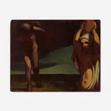 Lorser Feitelson, Untitled, c. 1943, oil on Masonite