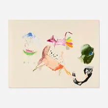John Altoon, Untitled, 1963, acrylic on Illustration board