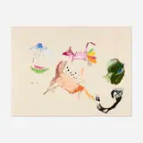 John Altoon, Untitled, 1963, acrylic on Illustration board