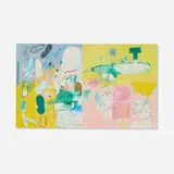 Peter Saul, Untitled, 1960, oil pastel and crayon on paper collage