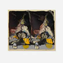 William T. Wiley, Teepee, Teepee, 1962, oil on paper