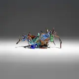 Claire Falkenstein, Untitled, brazed copper and fused glass