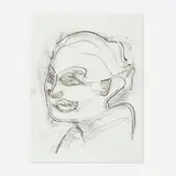 Sam Francis, Self-Portrait (SF-037), 1973, lithograph
