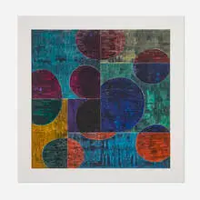 Charles Arnoldi, Untitled, 2020, monoprint in colors