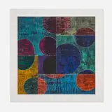 Charles Arnoldi, Untitled, 2020, monoprint in colors