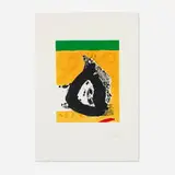 Robert Motherwell, Untitled (from the Basque suite), 1971, screenprint in colors on J.B. Green