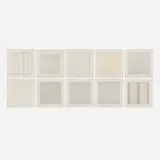 Agnes Martin, Paintings and Drawings: Stedelijk Museum Portfolio, 1991, lithograph on vellum parchment, book