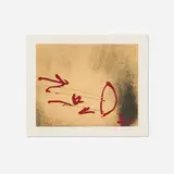 Antoni Tàpies, Untitled, aquatint in colors on Arches