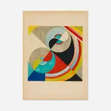 Sonia Delaunay, Rhythm in Color (no. 1076), 1939, lithograph in colors