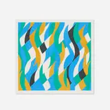 Bridget Riley, Echo, 1998, screenprint in colors