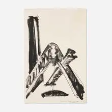 Mark di Suvero, For Rilke, 1976, lithograph on Arches