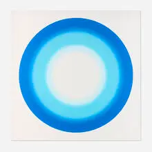 Ugo Rondinone, Sun 3 (from the Sun portfolio), 2019, screenprint in colors on Rising 4-ply Museum Board