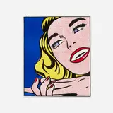 Roy Lichtenstein, Girl (from the One Cent Life portfolio), 1964, offset lithograph in colors