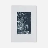 Jasper Johns, Summer (Blue), 1985-91, lithograph in colors on pale blue J. Whatman
