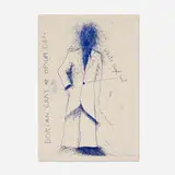Jim Dine, Dorian Gray at Opium Den (from The Picture of Dorian Gray series), 1968, etching in colors on Velin Arches