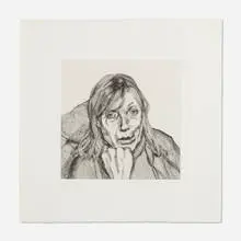 Susanna by Lucian Freud, 1996, etching, sold Jan 2026