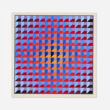Untitled by Jean-Pierre Yvaral, screenprint in colors, sold Jan 2026