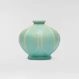 Van Briggle Pottery, Vase with leaves, 1907-12