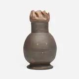 George E. Ohr, Vase, 1897-1900, slip-decorated earthenware
