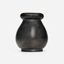 George E. Ohr, Vase, 1897-1900, glazed earthenware