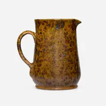 George E. Ohr, Pitcher, 1897-1900, glazed earthenware