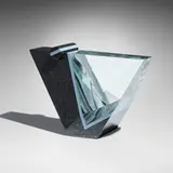 William Carlson, Perfume Bottle, 1989, glass, granite