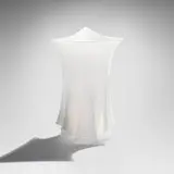 Sydney Cash, Heavenly Form, c. 1990, slumped glass, wire