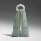 Daniel Clayman, Memoire, 1994, pâte de verre, electro-formed copper with green patina