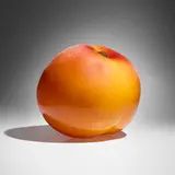 Joey Kirkpatrick and Flora C. Mace, Peach, c. 1993, hand-blown glass with crushed glass powders