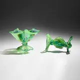 John Littleton and Kate Vogel, Handkerchief and Favor, 1981, hand-blown glass