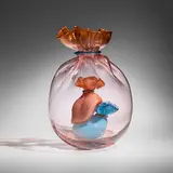 John Littleton and Kate Vogel, Acro Bags, 1985, hand-blown glass