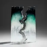 Colin Reid, R169, 1986, cast and polished optical glass