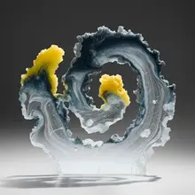 Colin Reid, R231, 1987, cast and polished optical glass